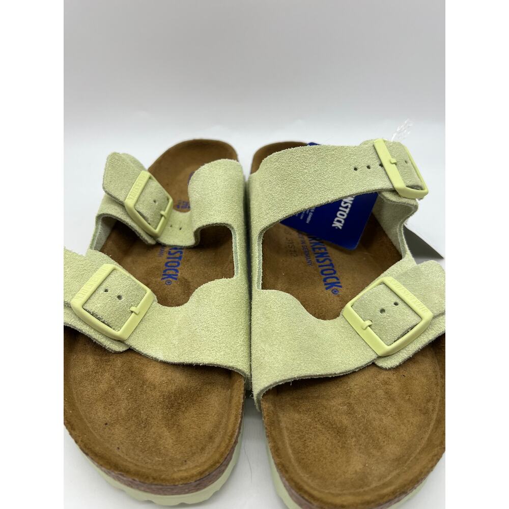 Birkenstock Arizona Soft Footbed Faded Lime Women's Size 11 New - Picture 10 of 16